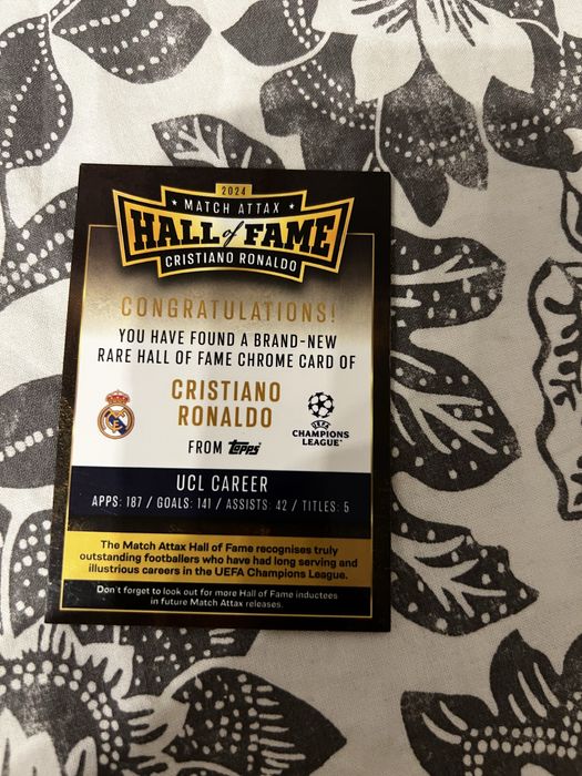 Cristiano Ronaldo Hall of Fame