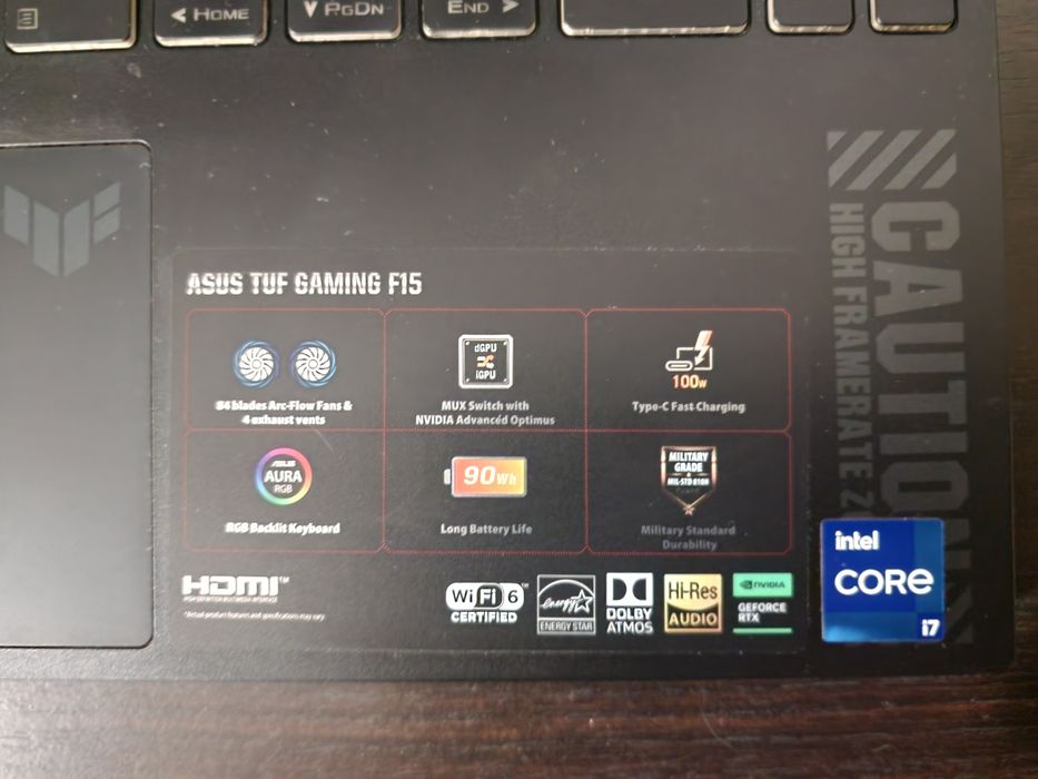 Laptop Gaming ASUS TUF F15