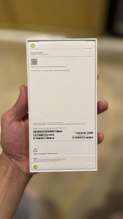Iphone 17 pro, 17 pro max, iphone 17 air 256 512