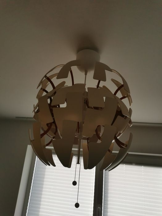 Lustra ikea alb-portocaliu