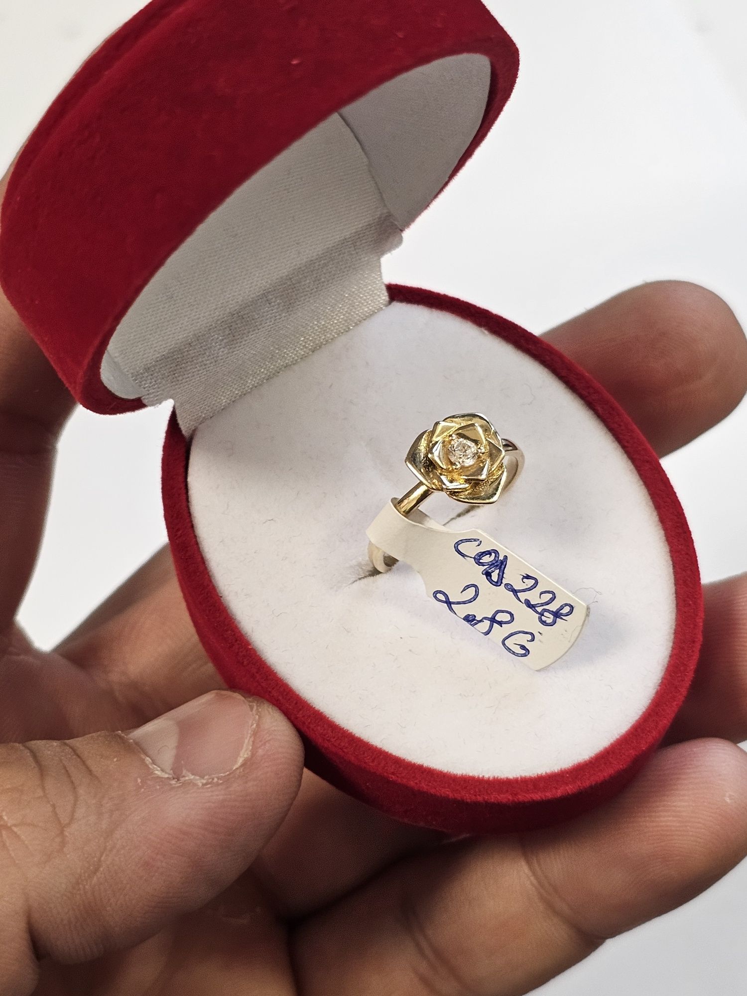 Vand inel dama din aur 14 k 2.8 g