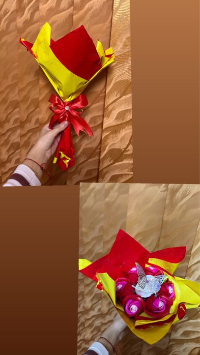 Buchete trandafiri de săpun