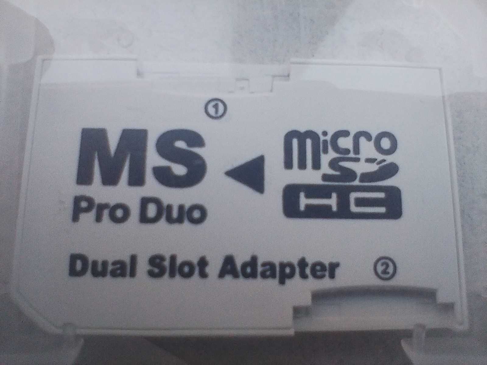 Pret/2Buc Adaptor dual microsd PSP