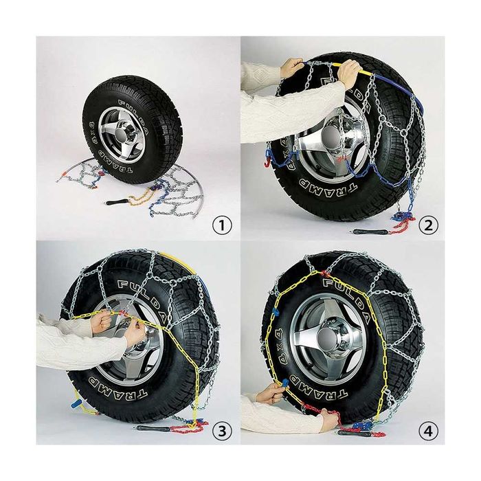 Метални вериги за сняг Меча стъпка KB225 – за джипове и бусове 14"-16"