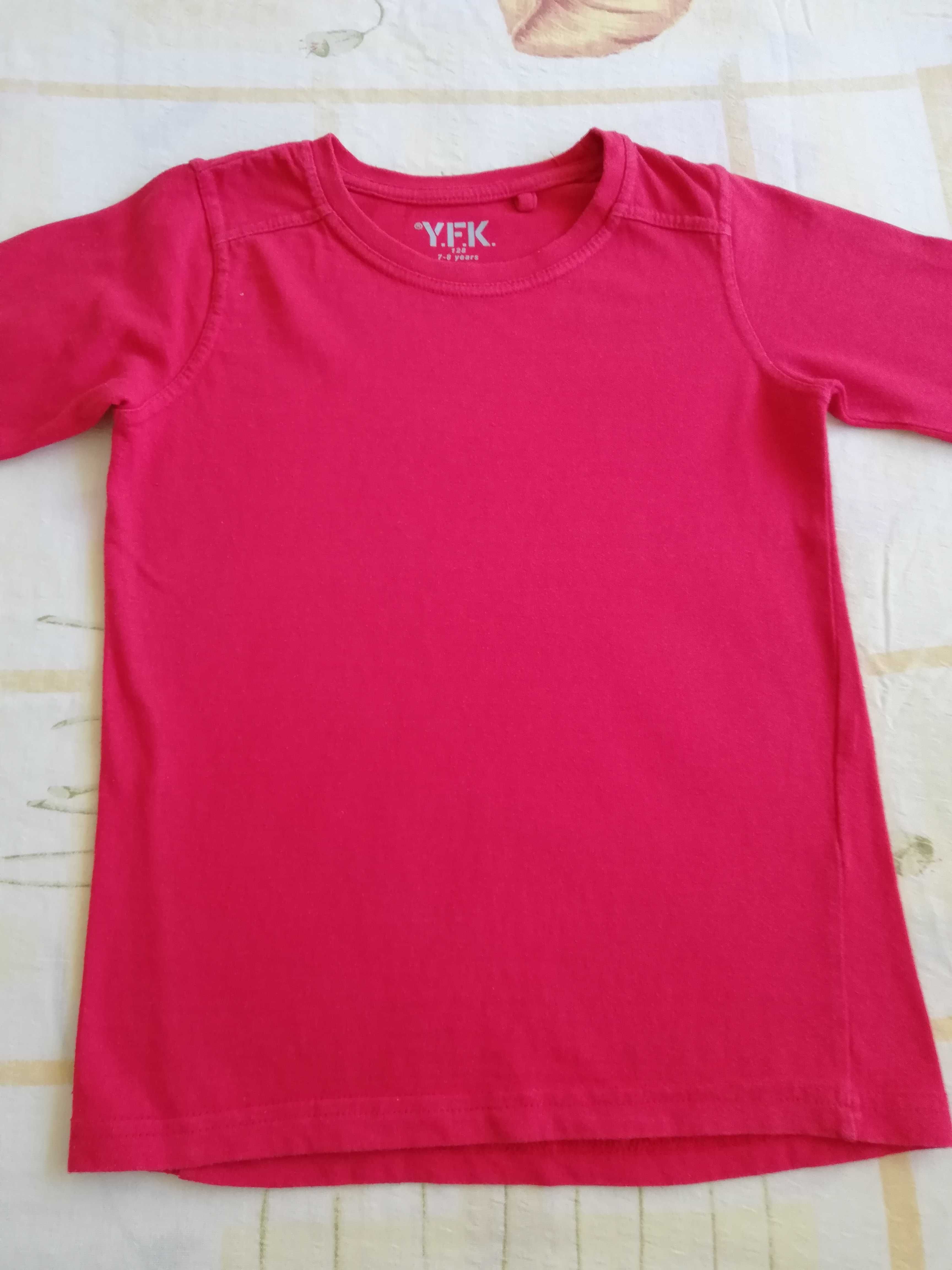 Bluza rosie, marimea 128