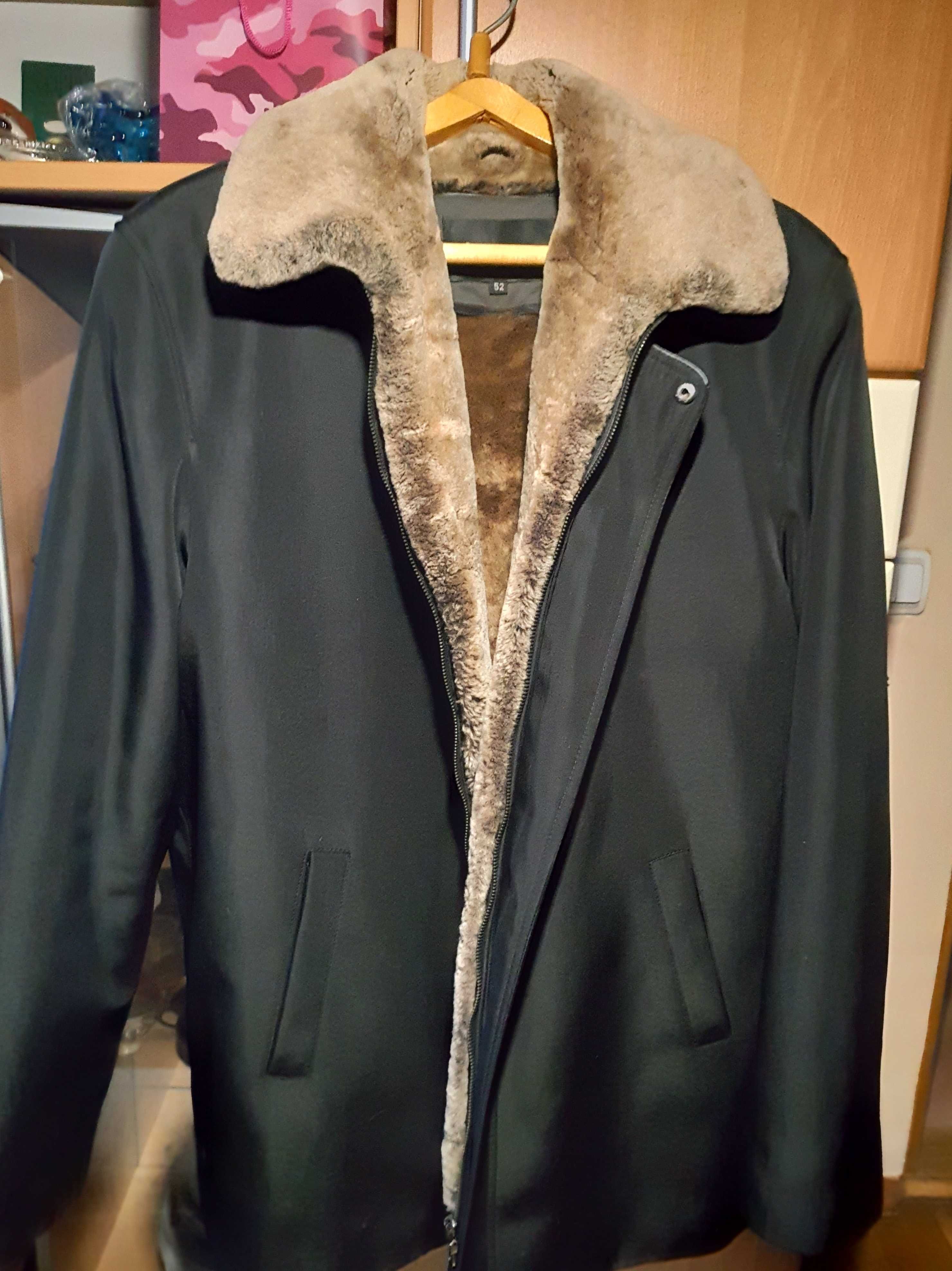 Новая, очень теплая куртка на натуральной овчине. Зима.