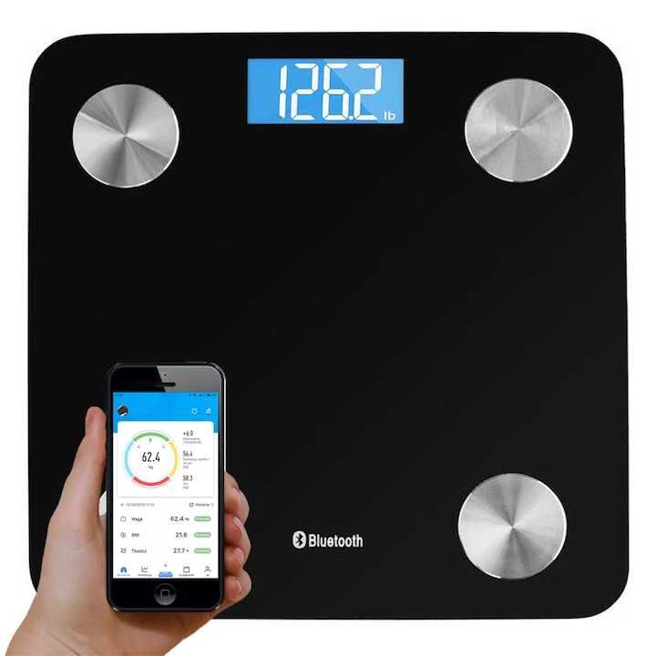 Smart Electronic LED Цифрова везна  с Bluetooth