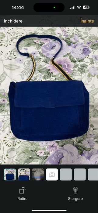 Geanta Zara piele intoarsa