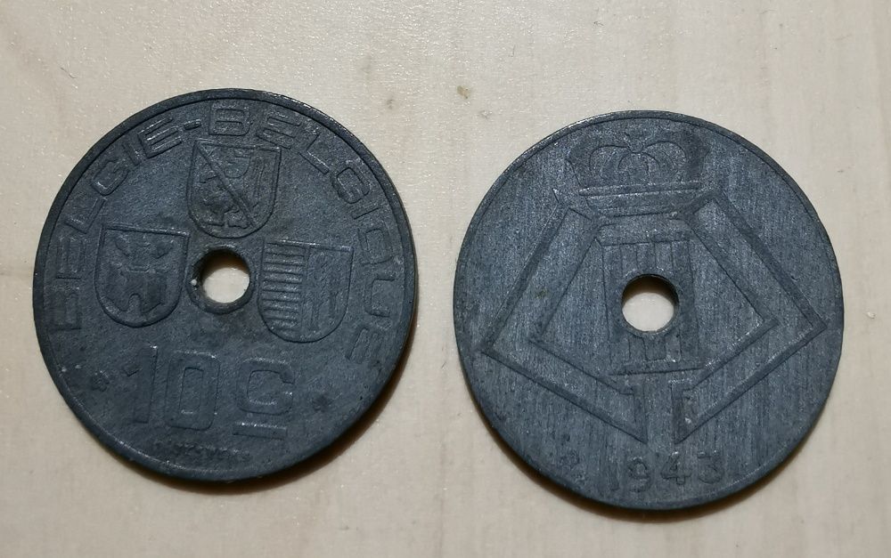 Monezi Belgia 1941- 1945