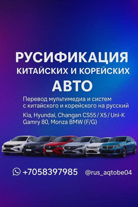 Русификация КИТАЙСКИХ АВТО машин русификатор панель