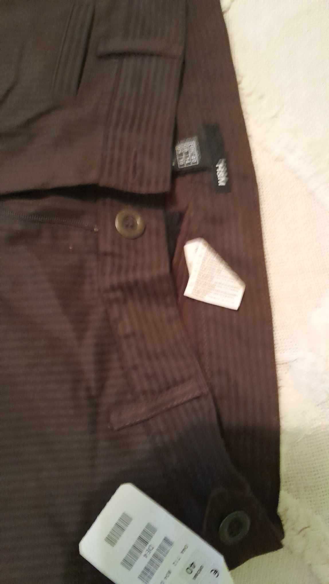 Дамските летни  панталони размер 40 . Кафяв цвят .Нови са.H&M
