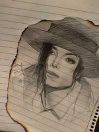 Vând sketch Michael Jackson