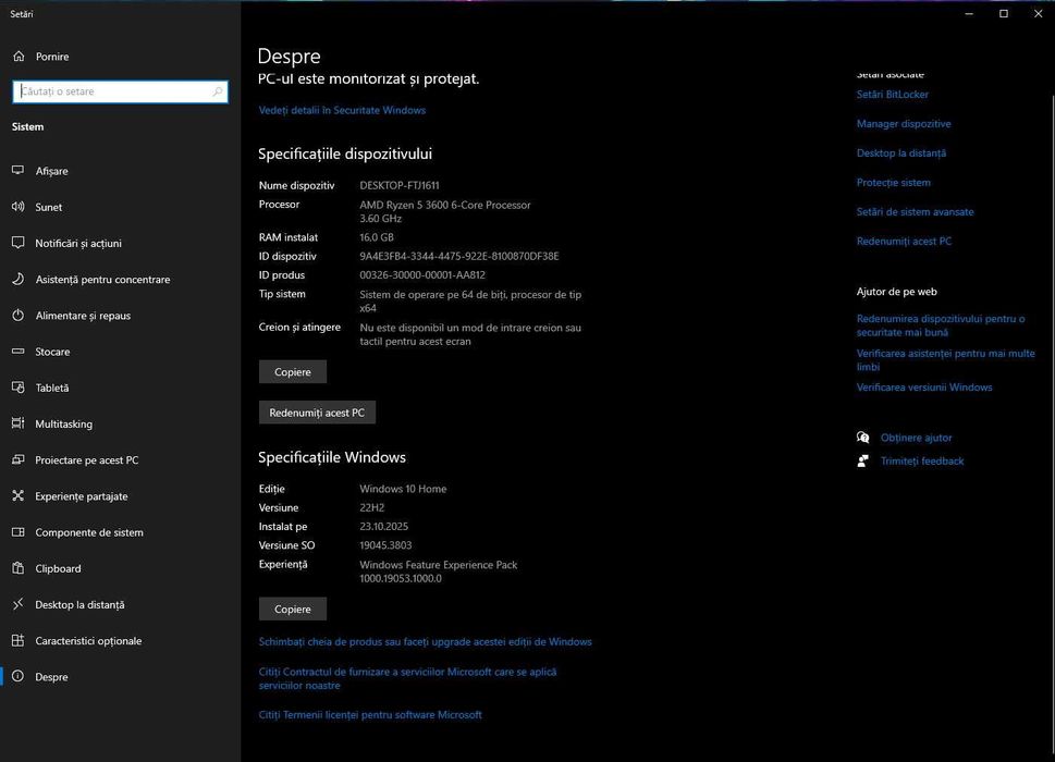 Pc GamingRyzen 5 3600 16gb ram GTX 1660TI