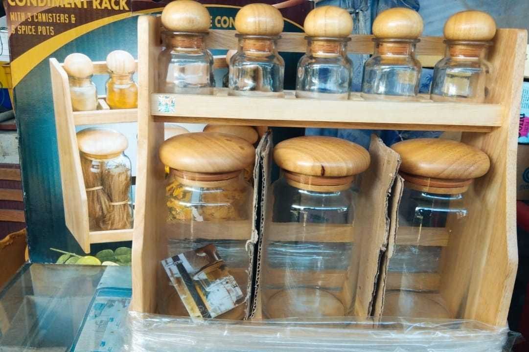 Масленка, блюдо эмаль, соль\перец, набор банок под крупы, новое