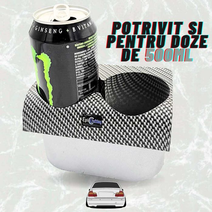 Suport pahare auto carbon, carbon forjat etc BMW ORICE MODEL