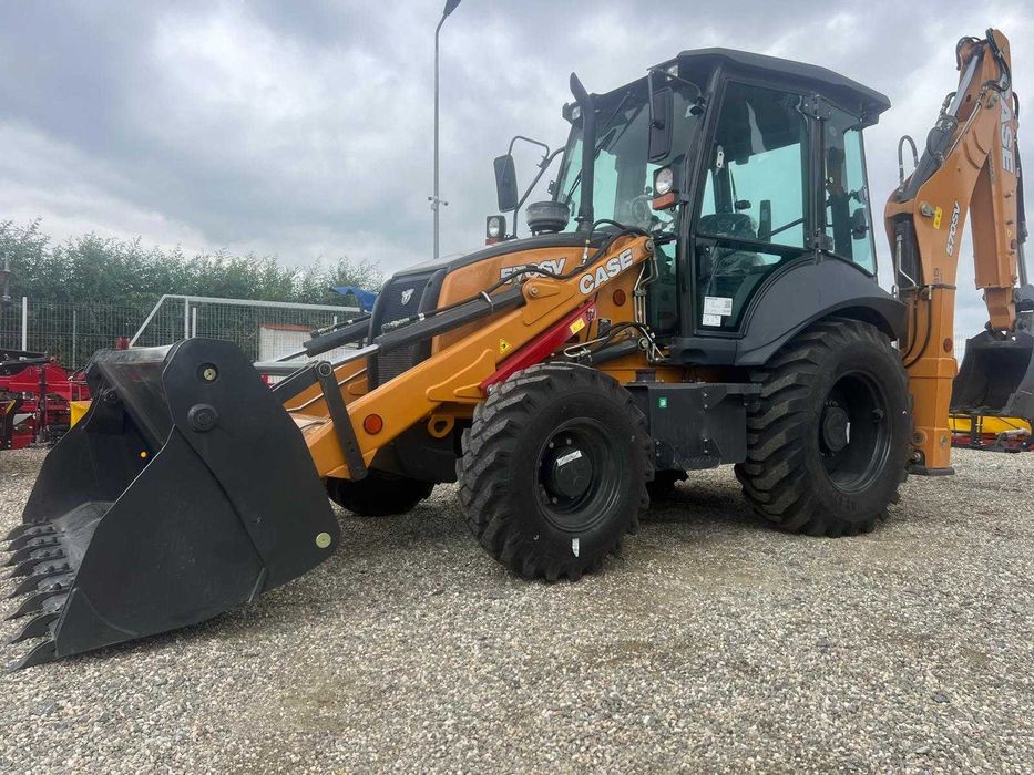Багер-товарач Case 570SV – 7,5 т , 96 кс, телескопична стрела + видео