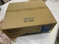 Виниловый проигрыватель Denon DP-300F светло-серебристый