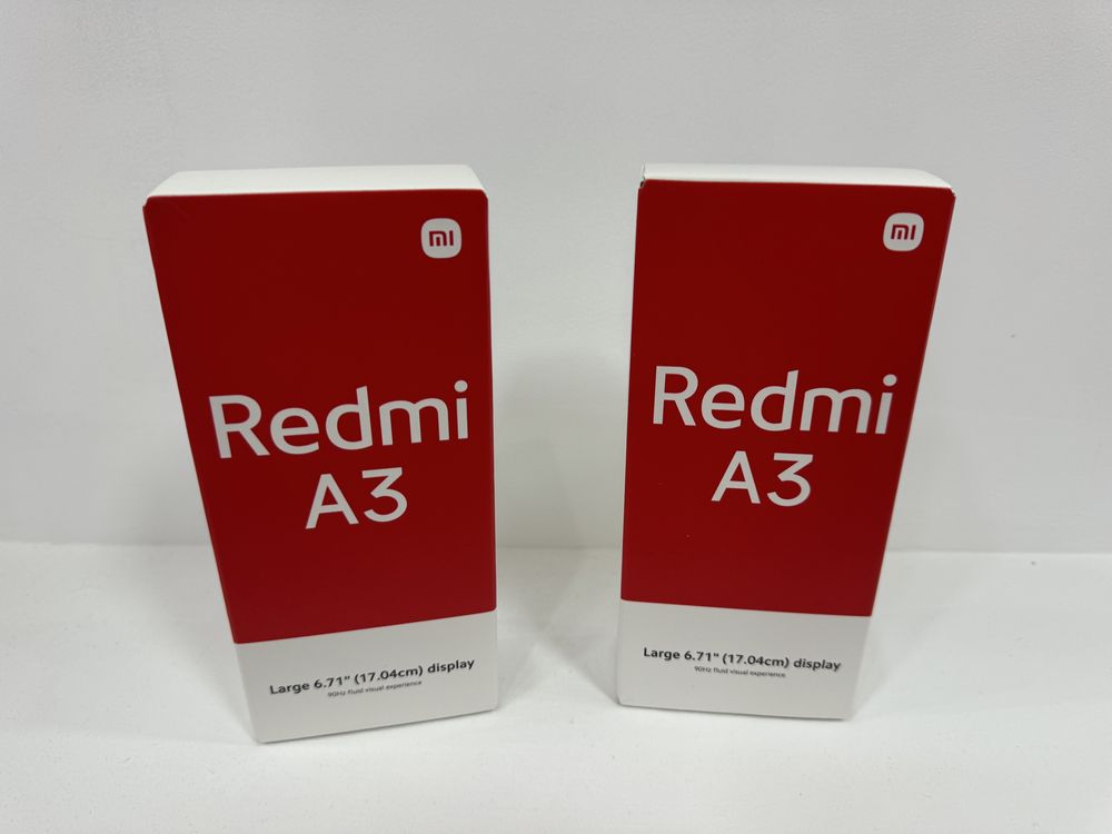 Xiaomi Redmi A3, 128 gb, 4 gb ram, Black, dual sim, nou la cutie