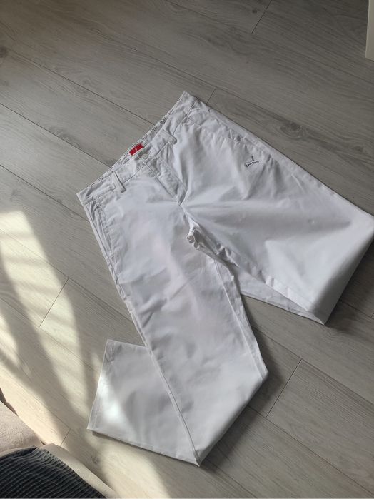 Pantaloni Puma albi