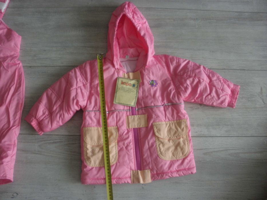 Детски комплект-зимен розов-нов
