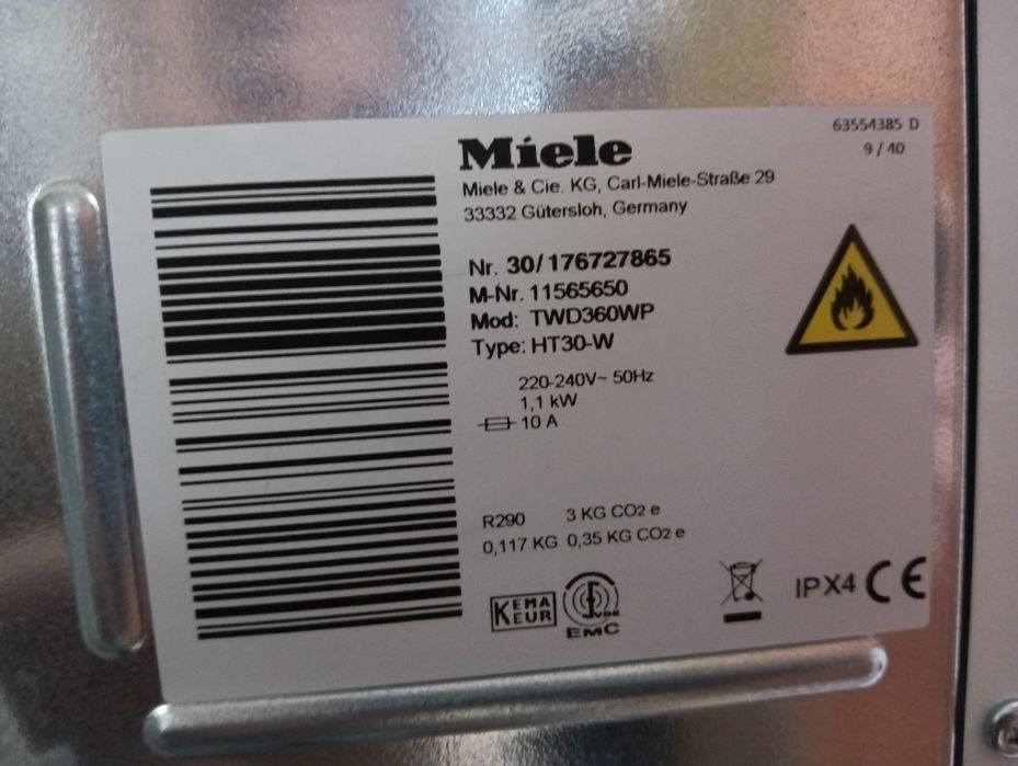 Комплект пералня и сушилня с термопомпа Миеле Miele W1  T1 Modern Life