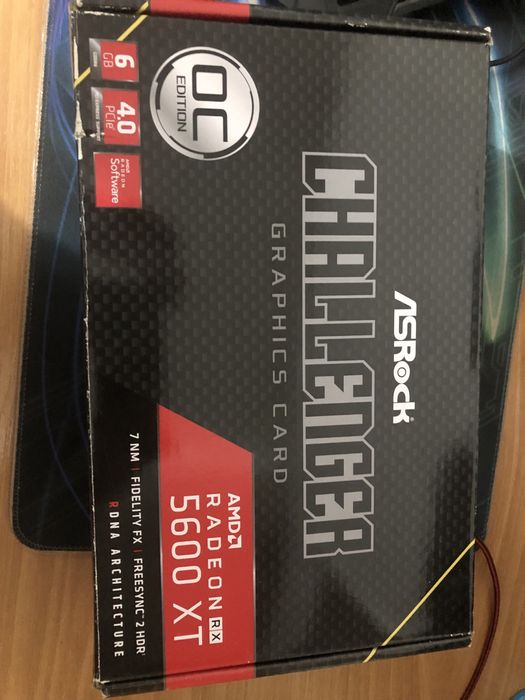 Продам видеокарту rx 5600xt 6gb gddr6