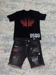 Летен комплект Dsquared2 – Тениска + Къси дънки (DSQUARED2)