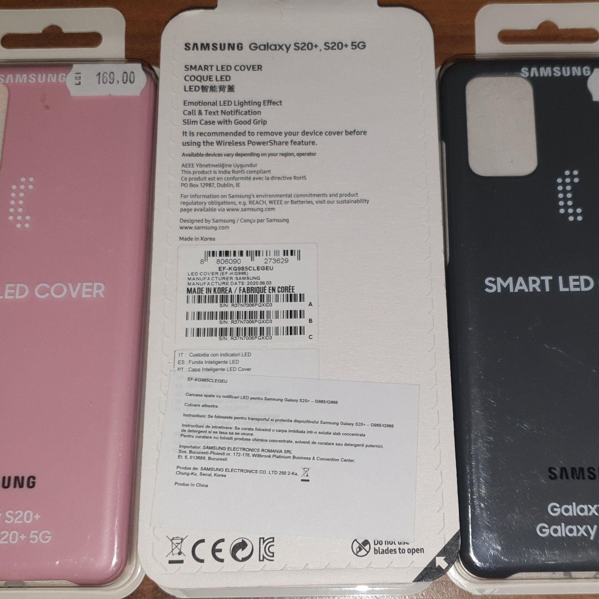 Husa originala Samsung Smart Led Cover Galaxy S20 Plus S20+ 5G