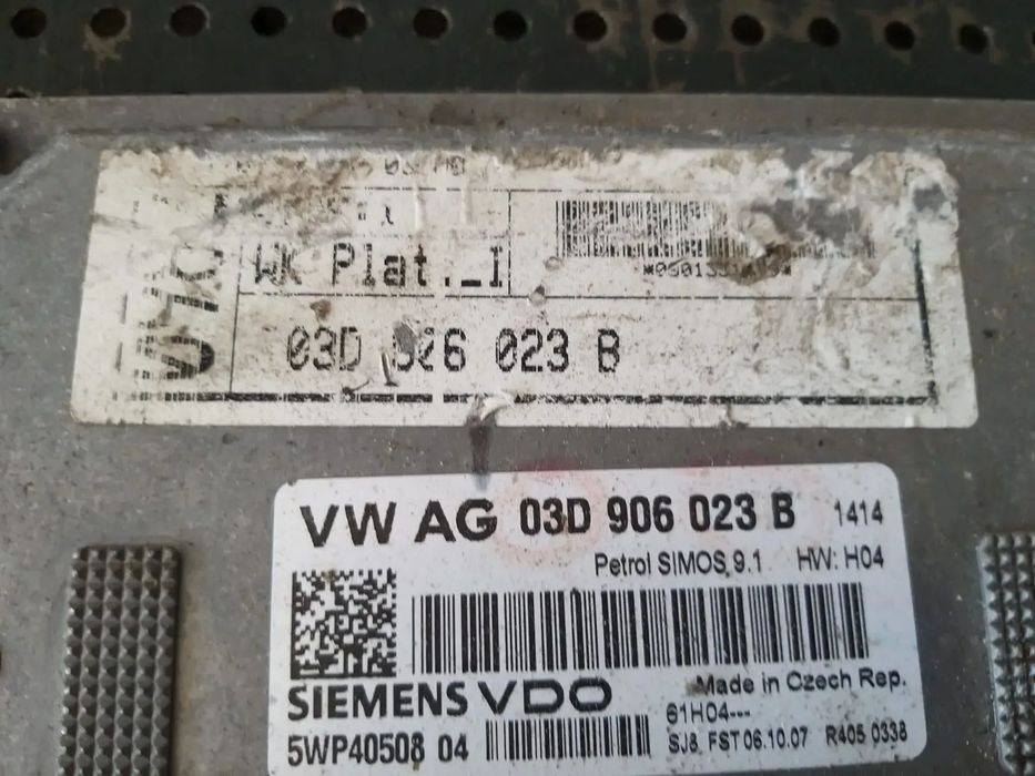 Ecu calculator motor 1.2 b vw polo 9n 03d906023b 5wp4050804