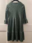 Rochie vaporoasa, cu maneci 3/4, in V