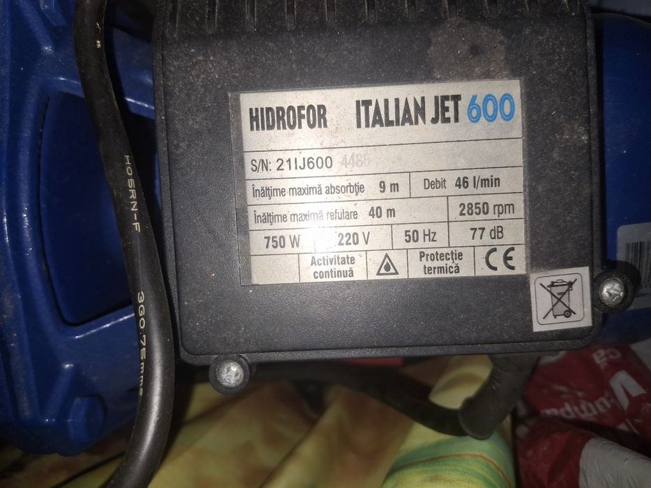 Hidrofor apa electric