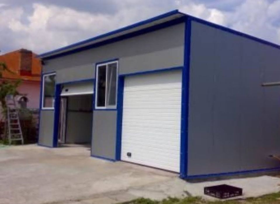 Vand hală metalică 15x35,structura, panouri sandwich și alte dimensiun