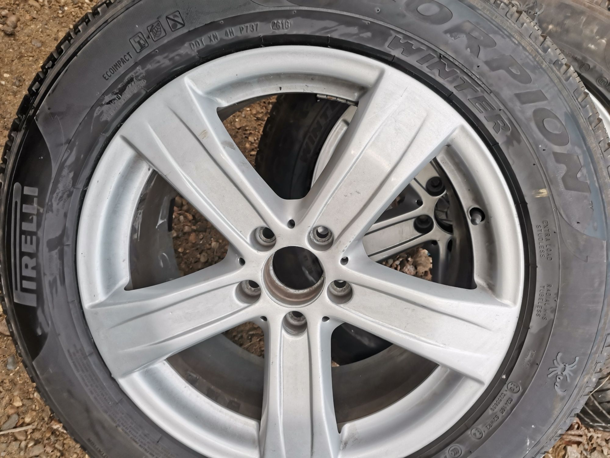 Jante MERCEDES S class 8.5jx18 cauciucuri M+S 255 55 18 pirelli