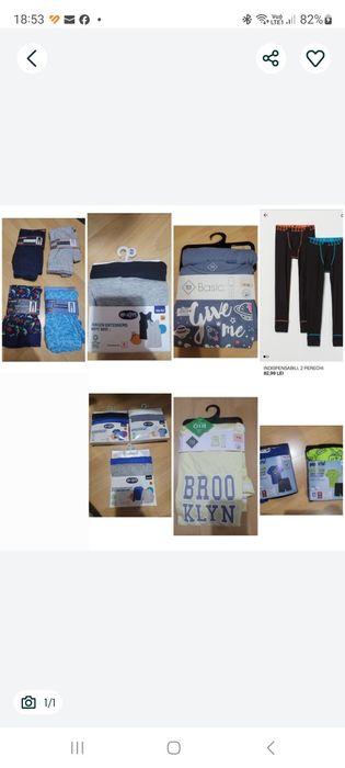 Pantaloni,izmene,tricouri,maieuri,bluze,pijamale,seturi, NOI CU ETICHE