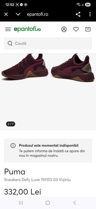 Adidași Puma,nr 38/24 cm