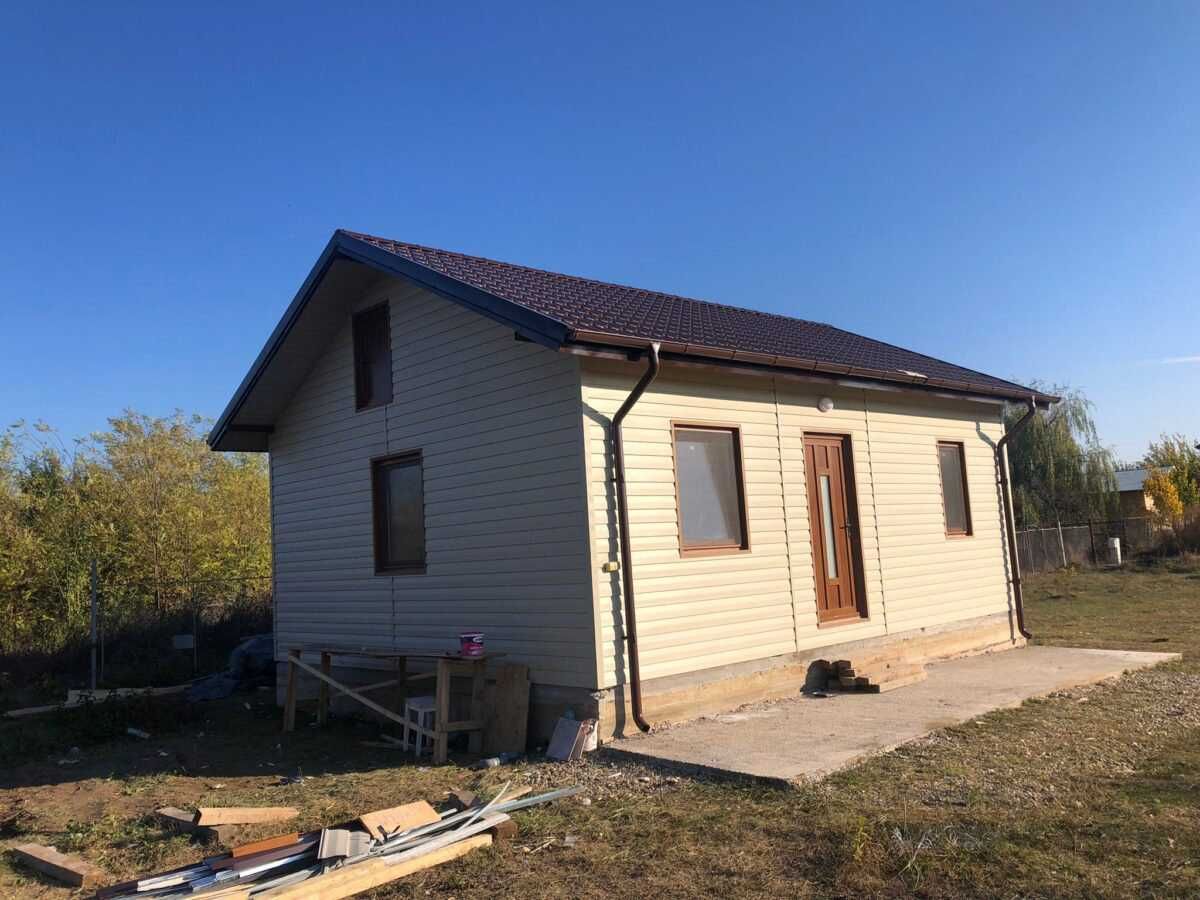 Casa Modulara si Garaje Auto pe structura metalica si panou sandwich