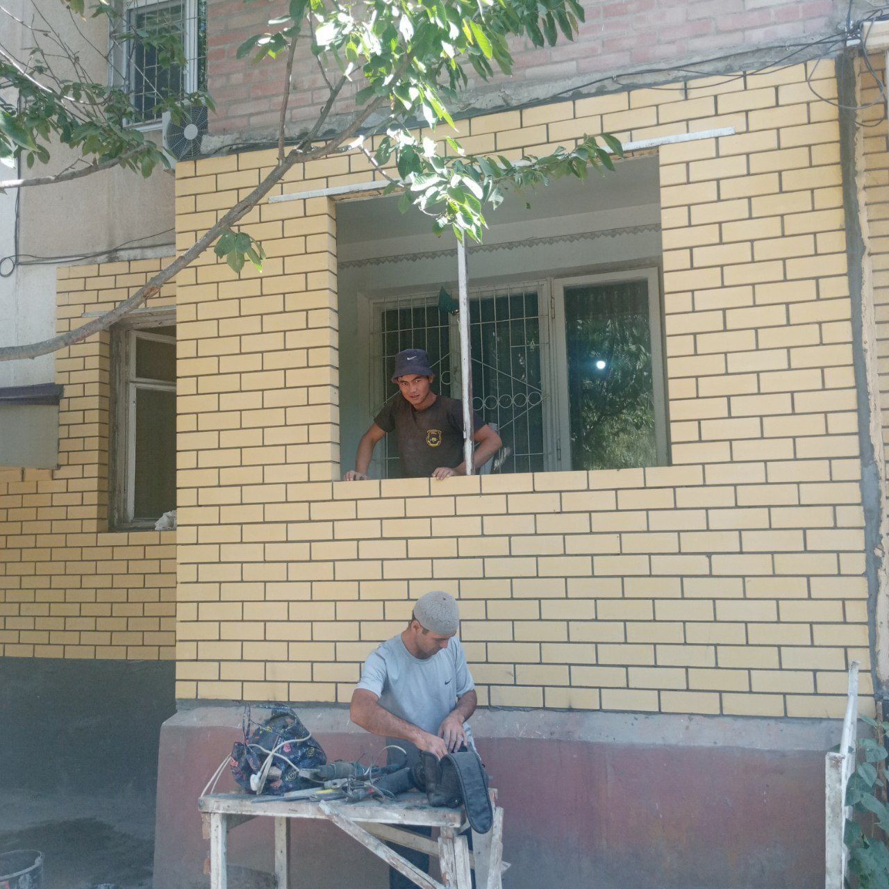 Кладка балкон подкулуч ремонт