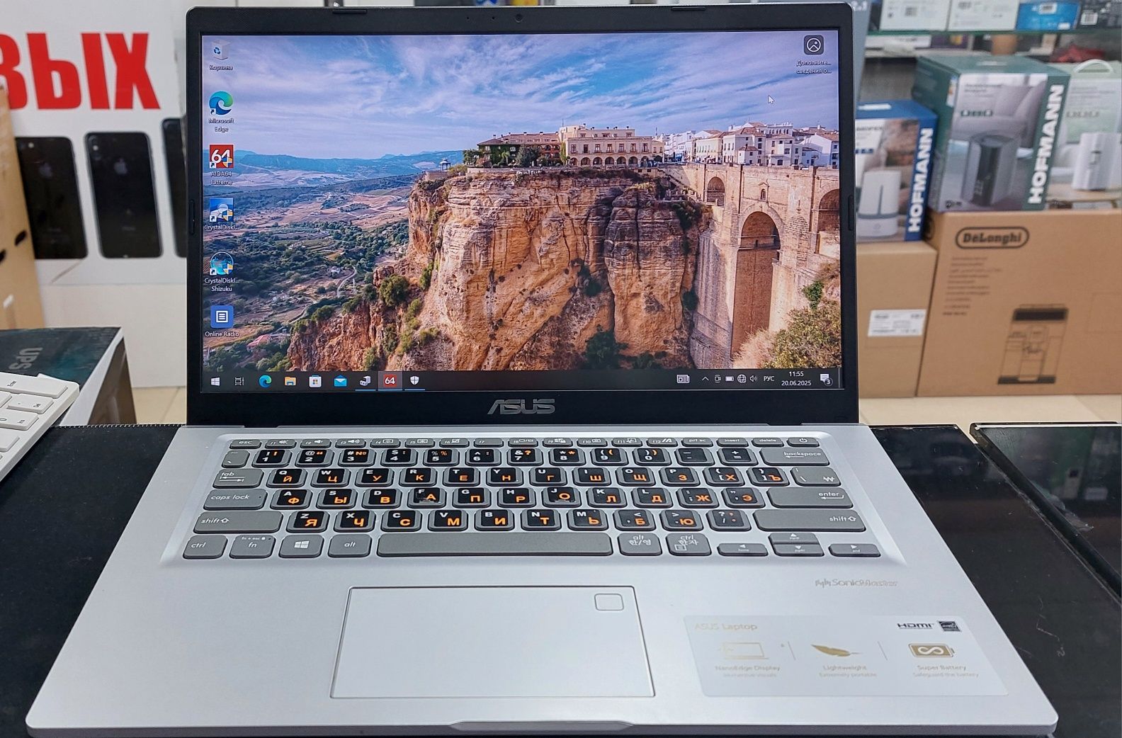 Asus  14" core i5 1035G1 Ddr4 8Gb Ssd 256Gb