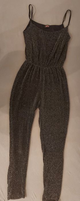 Официален бляскав гащеризон с регулиращи се презрамки