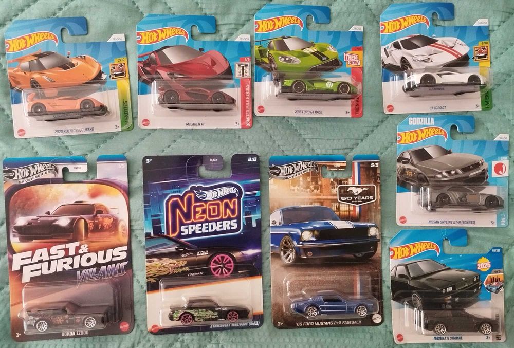 Hot wheels колички