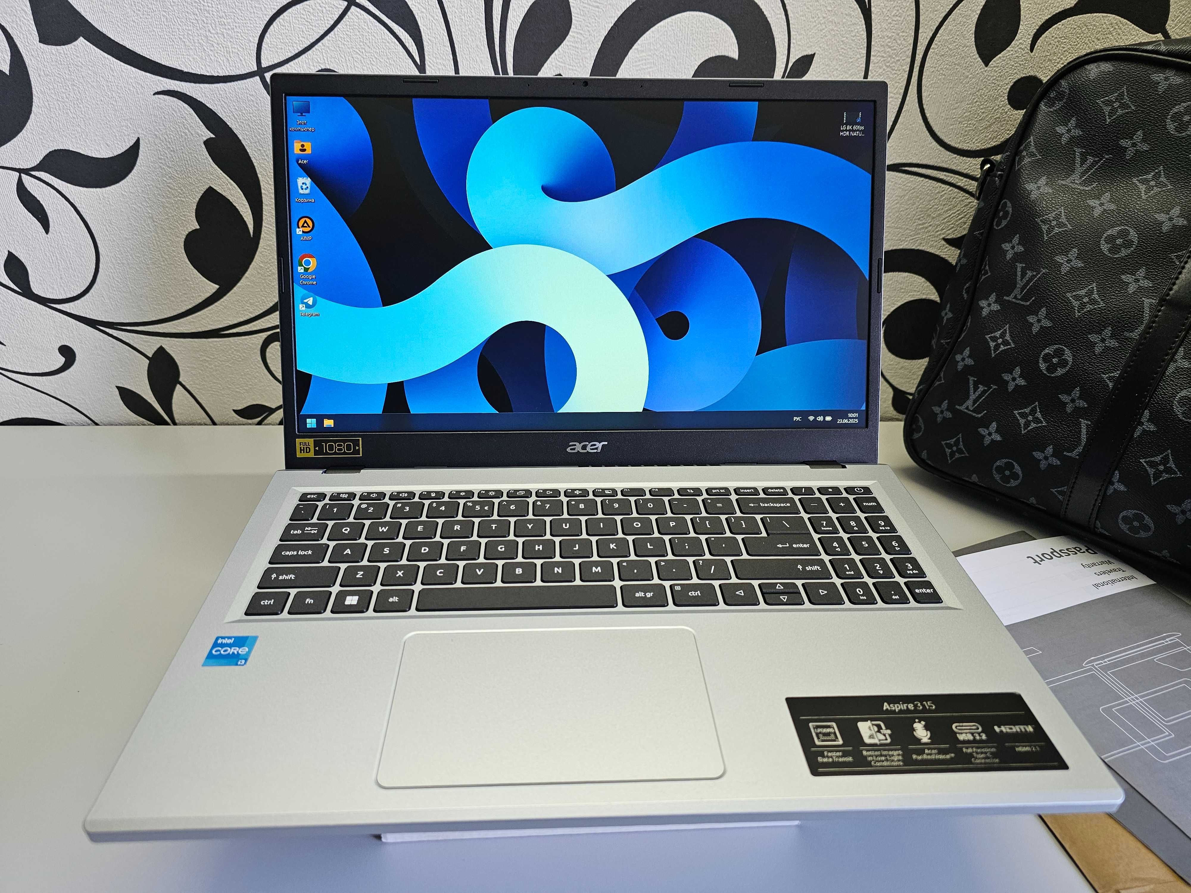 ПРОДАМ Acer A315-510P Ноутбук Core™ i3-N305/4GBDDR5/256SSD/15.6"FullHD