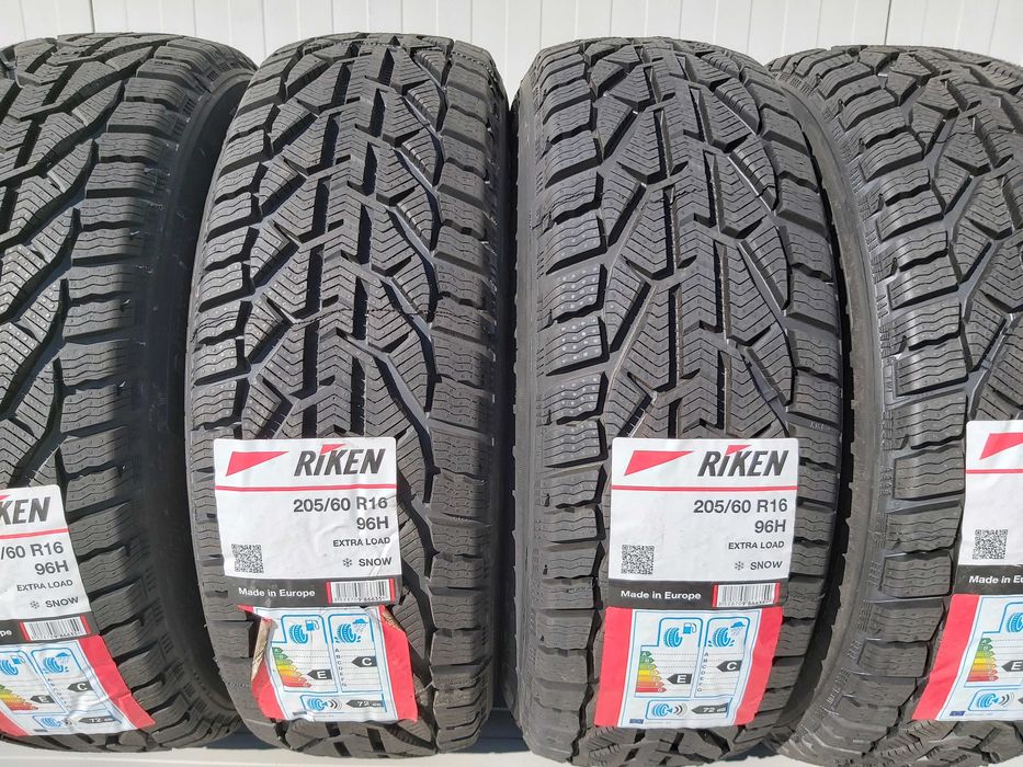 205/60 R16, 92h, RIKEN [By Michelin], Anvelope de iarna M+S
