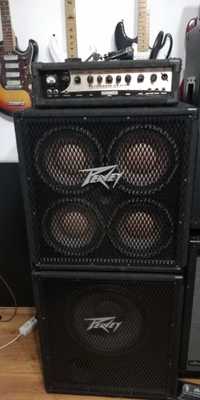 Amplificator chitara bass 450 W , cabinete Peavey 700w
