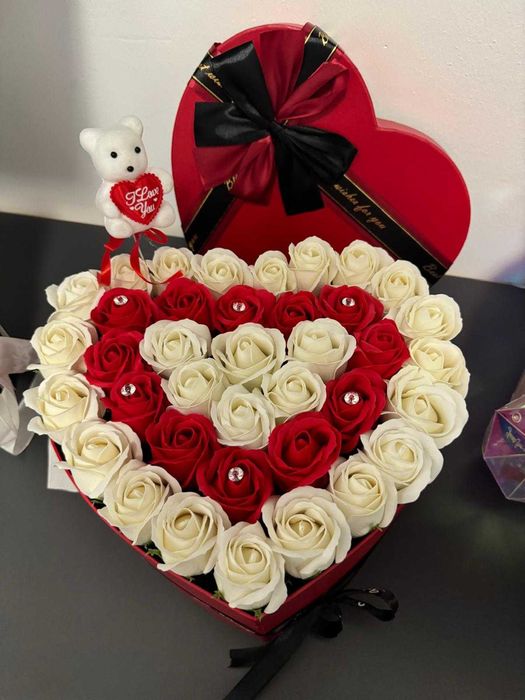 Aranjamente florale de sapun parfumate