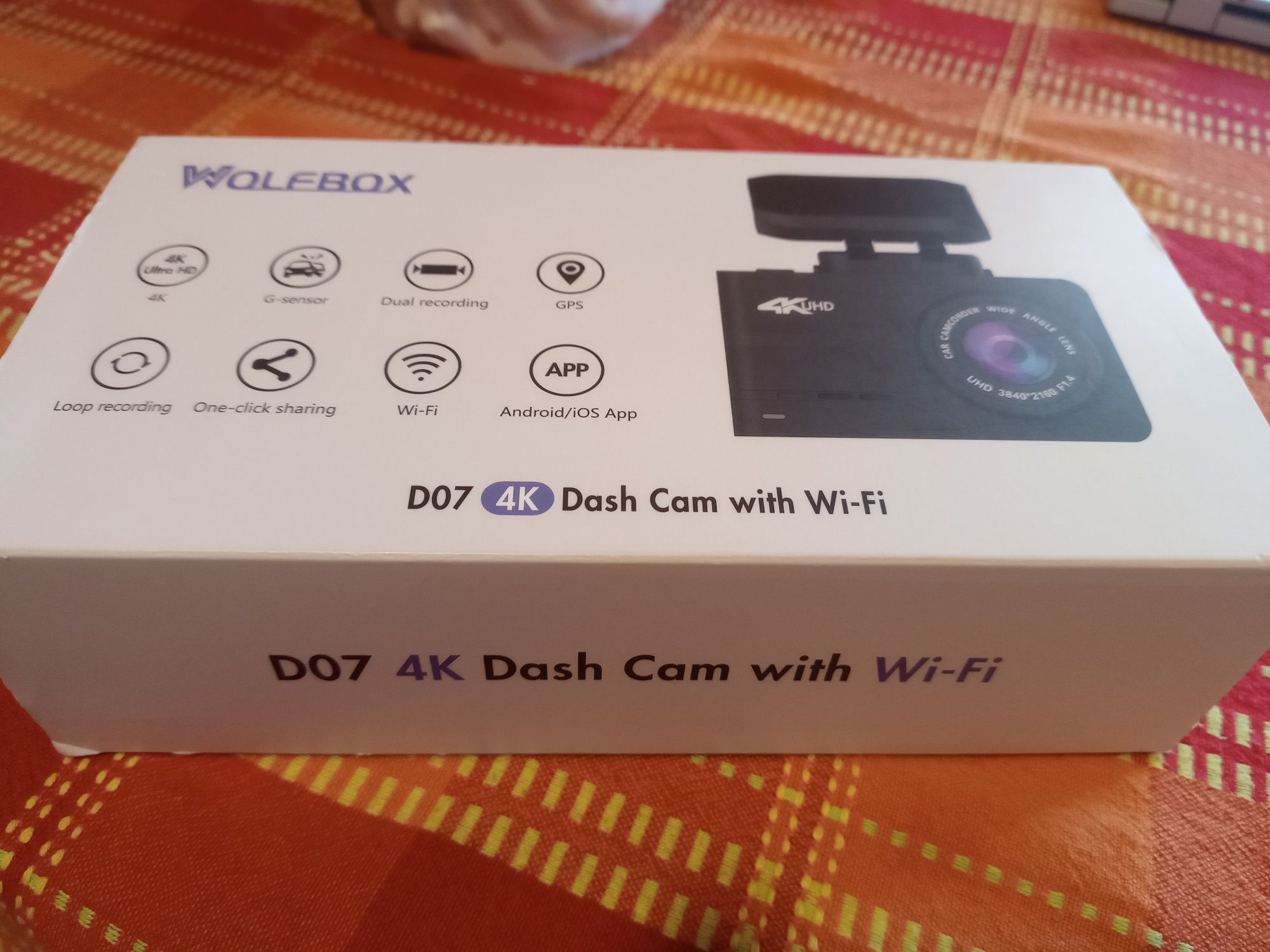 Авто камери  Wolfbox,предна и задна,wi-fi