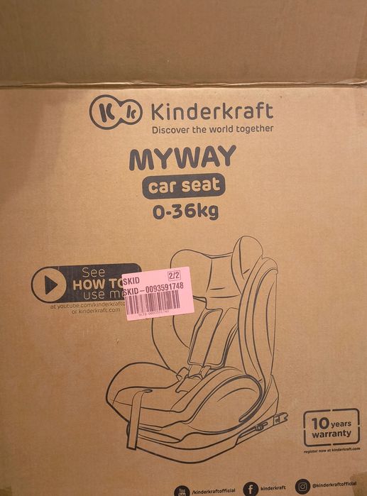 Детско столче за кола Kinderkraft  0-36 кг