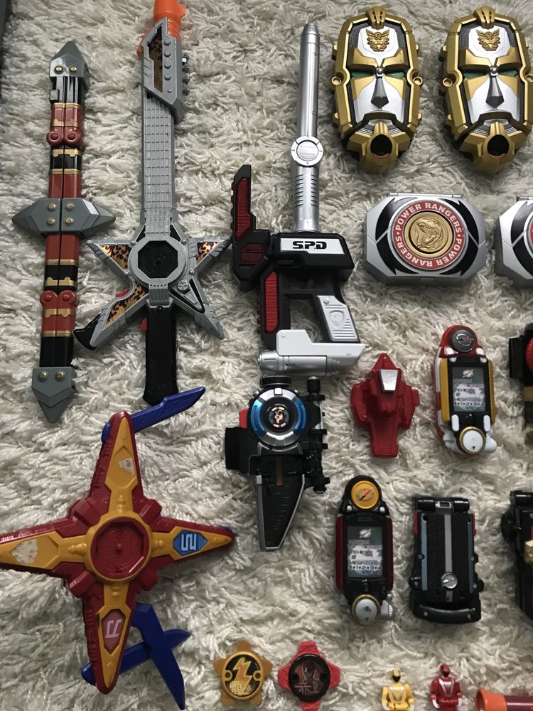 Colectie rara Power Rangers Morph Megazord Bandai