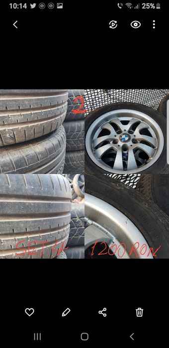 Jante cu cauciuc BMW