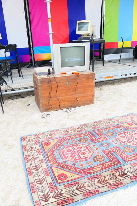 Decor Retro Scenografie Audio Video Vintage JOC Televizoare CRT Party