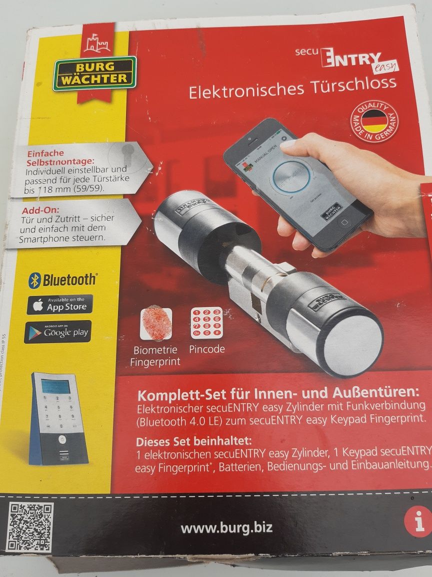 Încuietoare electronica Burg Wächter SecuEntry Easy 5602 Fingerprint